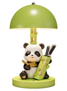 可充电台灯熊猫桌面摆件装饰品