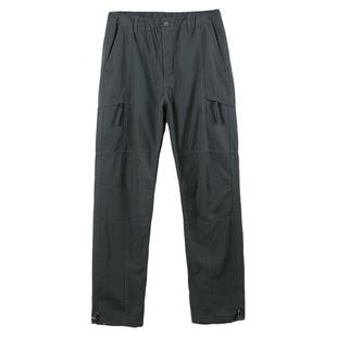 冬季加绒工装裤男宽松加厚潮牌大码直筒多口袋保暖户外运动休闲裤