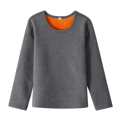 男童加绒加厚打底衫长袖t恤