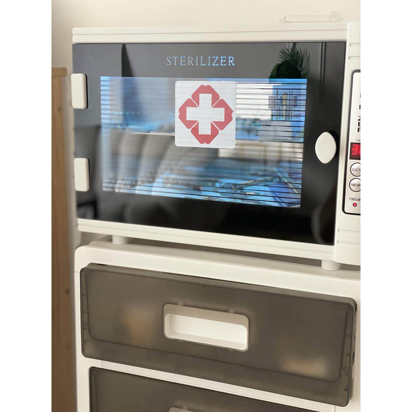 箱紫外线消毒柜奶瓶商家家用美甲工具小型消专用消迷你箱理发店箱