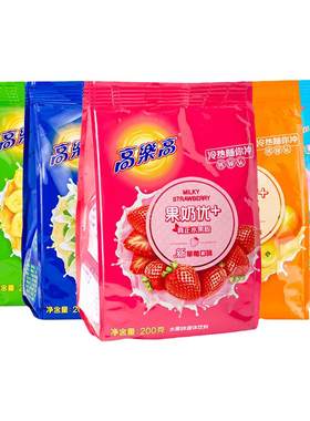 高乐高果奶优+固体饮料草莓味
