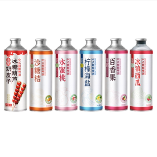金星啤酒奶皮子柠檬海盐水蜜桃沙糖桔西瓜百香果6罐混合装