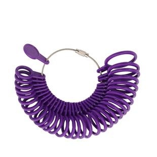 戒指圈测量工具量指围 手指圈号港度环塑料神器试港码测试尺寸diy