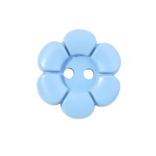 儿童纽扣衬衫衬衣毛衣开衫装饰宝宝衣服彩色卡通花朵二眼扣子配件