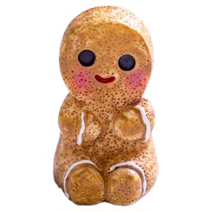 微景观创意圣诞节姜饼人造雪景DIY装饰品配件桌面车载迷你小摆件