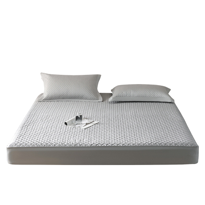 乐优家长绒棉全棉纯棉床笠大豆纤维床护垫床垫保护垫软垫薄褥垫子