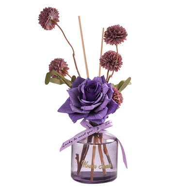 香薰室内藤条香氛花朵摆件