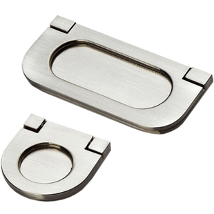 衣柜抽屉暗拉手 现代简约隐形橱柜门把手 五金鞋柜翻盖明装平拉手