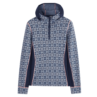 纯羊毛打底衫女连帽长袖针织毛衣