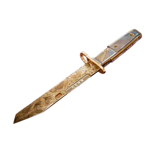 三角洲行动龙牙刀近战武器金属模型赤枭影锋蝴蝶玩具摆件手办套装