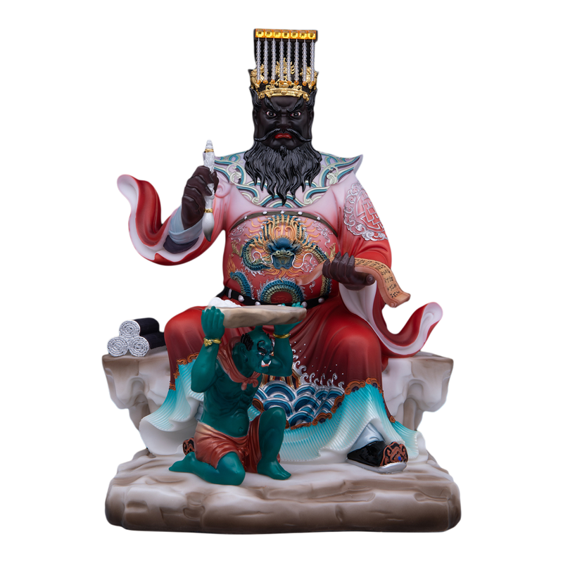 汉白玉十殿阎罗阎王爷神像