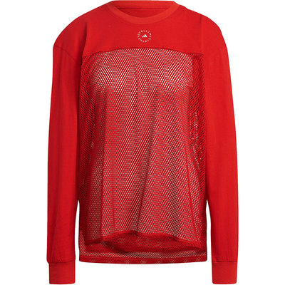 Adidas/阿迪达斯正品新款smc网格透气女子运动长袖T恤GM5393