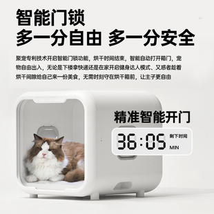 聚宠宠物烘干箱猫咪烘干机狗狗吹风吹水自动洗澡吹干吹毛小型家用