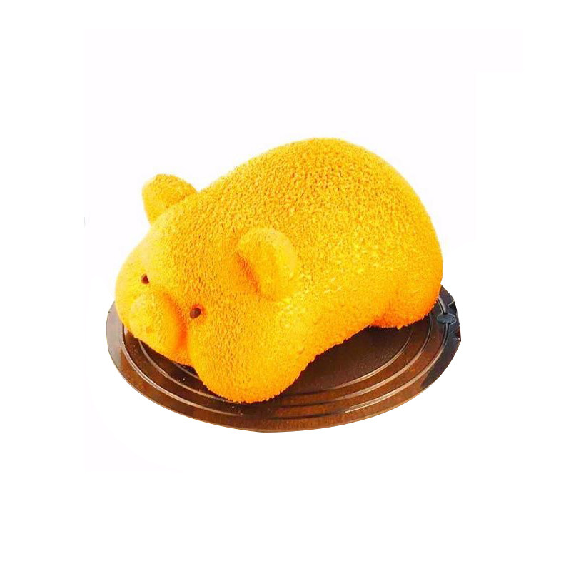 YQYM/艺强一鸣 金猪慕斯模具 鼻涕猪口水猪家用矽胶蛋糕烘焙模具