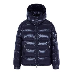 勇士鲨鱼2025新款高端羽绒服男生冬季加厚亮面美式高级感高充绒量