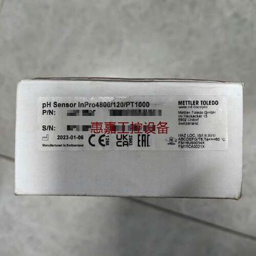 梅特勒PH电极InPro4800120PT1000请询价