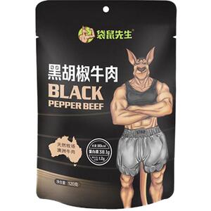袋鼠先生120克牛肉5/4大袋即食