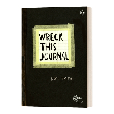 英文原版 Wreck This Journal 做了这本书 何炅推荐 快乐大本营同款 玩坏这本书 英文版 进口英语原版书籍