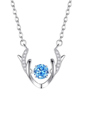 vana一鹿有你项链纯银女圣诞礼物