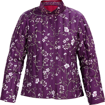 雅鹿老太太轻薄羽绒服奶奶装冬装