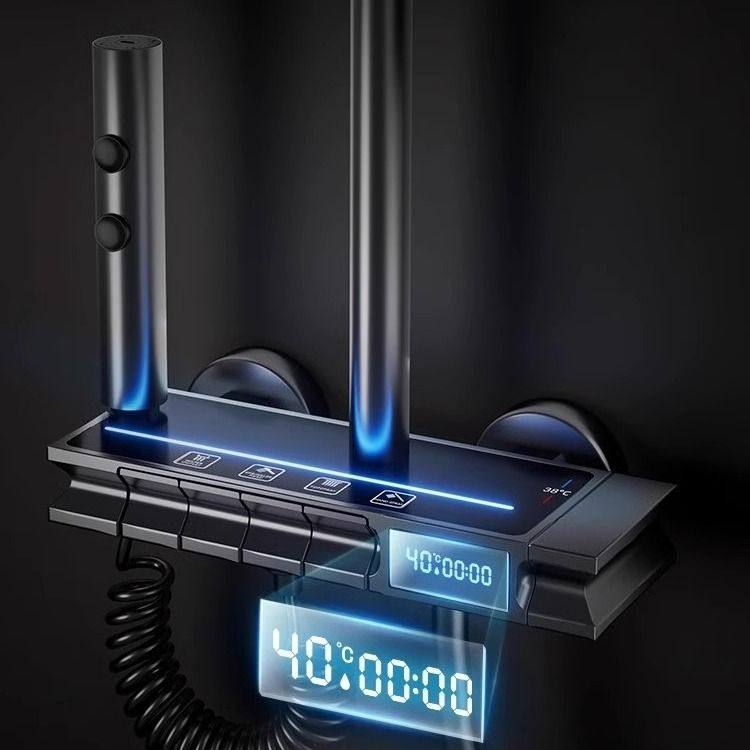 智能数显淋浴花洒套装洒沐浴卫浴淋雨装灰喷头花恒温浴室暗家用枪