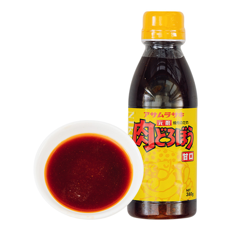 日本进口食品 朝紫 烤肉酱（甜味）380g 日本腌料蘸酱料聚会宴客