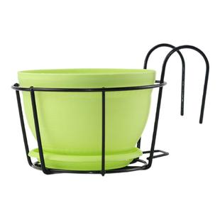 阳台花架挂式露台栏杆置物铁艺架子多肉绿植盆栽壁挂花盆挂架悬挂