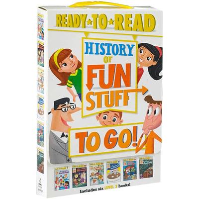 英文原版 有趣的历史 History of Fun Stuff to Go! 6本盒装 科普入门读物 历史启蒙 准备阅读系列 Ready-to-Read 进口英语书