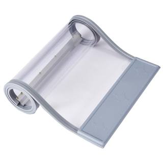 磁吸门帘空调挡风透明家用隔断帘商用隔热磁铁自吸塑料PVC软门帘