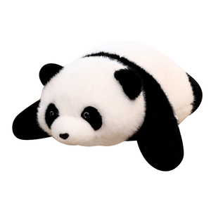 可爱趴趴萌萌大熊猫毛绒玩偶睡觉抱枕国宝熊猫玩偶儿童生日礼物