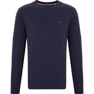 【双面布】Tommy26秋冬新款男女休闲纯色修身正肩打底长袖上衣T恤