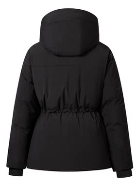 男女情侣款 黑金户外连帽羽绒服D001 D002