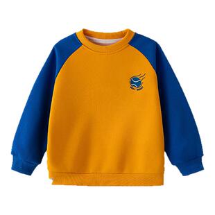 男童卫衣春秋季春装2026新款长袖中大儿童男孩薄款上衣早春款酷帅