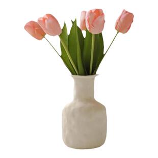 LOKO郁金香仿真花束ins高档花瓶花艺家居摆设客厅插花摆件餐桌花