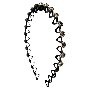 发箍女~高端水钻波浪2024新款夏天洗脸压发发卡碎发头箍发夹头饰