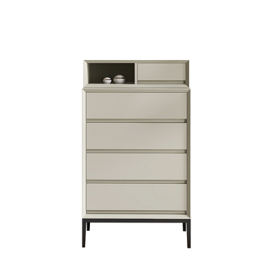 意式极简卧室收纳实木斗柜