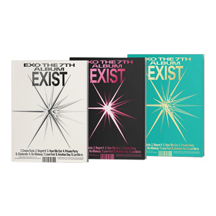 正版 EXO回归新专辑 EXIST 正规7辑 官方小卡海报写真周边 边伯贤