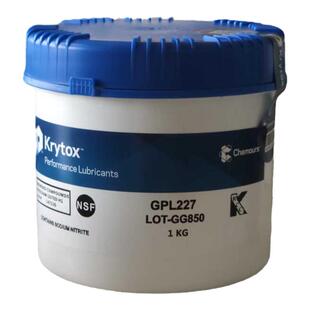 原杜邦科慕Krytox GPL205 206 226 227FG LVP全氟聚醚高温润滑脂