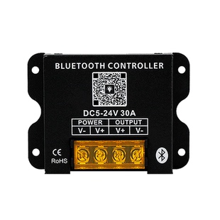 手机蓝牙无线调光控制器5V12V24低压灯带灯箱亮度无极遥控APP调节
