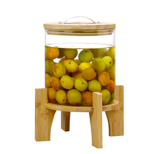 耐高温泡酒玻璃瓶带龙头玻璃泡茶凉水壶水果茶桶可乐桶饮料桶自制