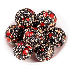 五宝黑芝麻丸1斤/2斤/3斤红枣核桃桑葚黑芝麻球孕妇健康零食