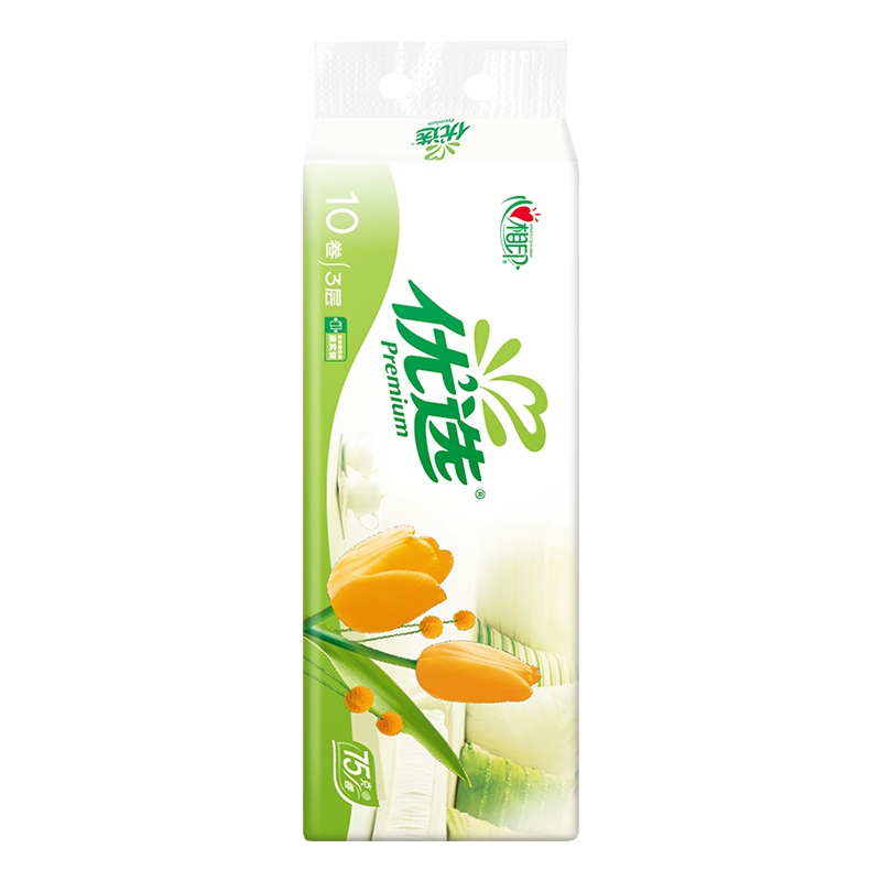 心相印优选4层家用卷纸30卷