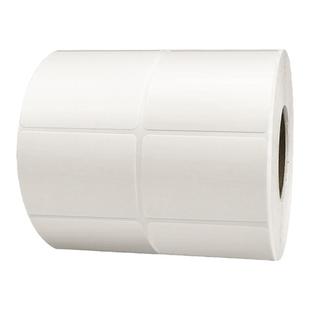 空白铜版纸标签打印纸不干胶45-55系列卷装 55 50*40*30 25 定制定做染色印刷代打印标签碳带条码贴纸可手写