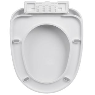 马桶盖 家用 通用加厚座便盖子老式U型VO上装抽水坐便器盖板配件