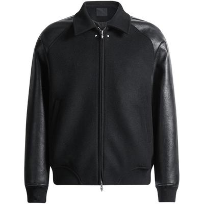 CHINISM赤尘黑水logo棒球夹克男