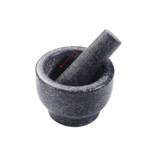 老式石臼捣蒜器石盅花岗岩蒜臼子手动擂钵蒜泥中药辅食辅食研磨碗