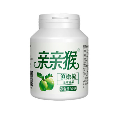 亲亲猴丽江滇橄榄含片50克*6瓶