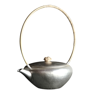 足银999中式简约泡茶壶家用煮茶壶功夫茶具茶器 簧梁渥雪