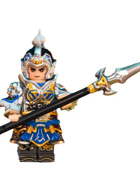 三国演义赵云子龙盔甲版积木人仔