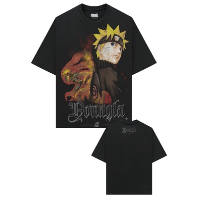 美式宽松大码NARUTO全棉健身t恤